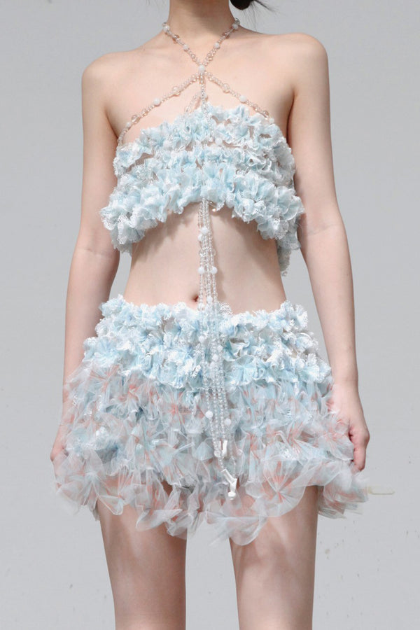 Susanfang Beaded Airflow Dress (With Lining) SS23DRS16
